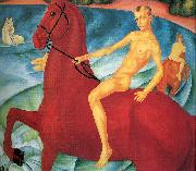 Petrov-Vodkin, Kozma Bathing the Red Horse oil painting picture wholesale